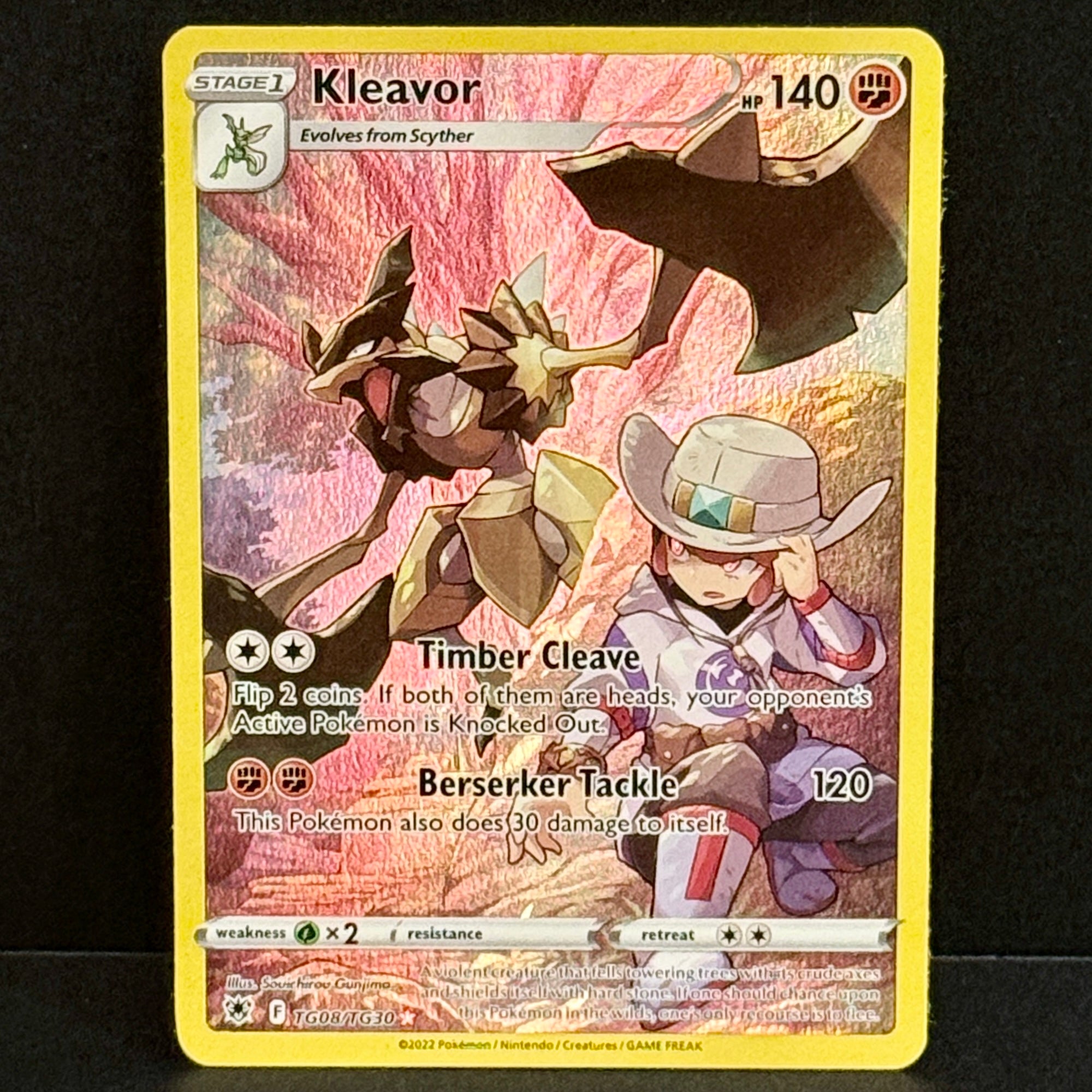 2022 Pokemon Astral Radiance Trainer Gallery TG08/TG30 Kleavor Ultra Rare