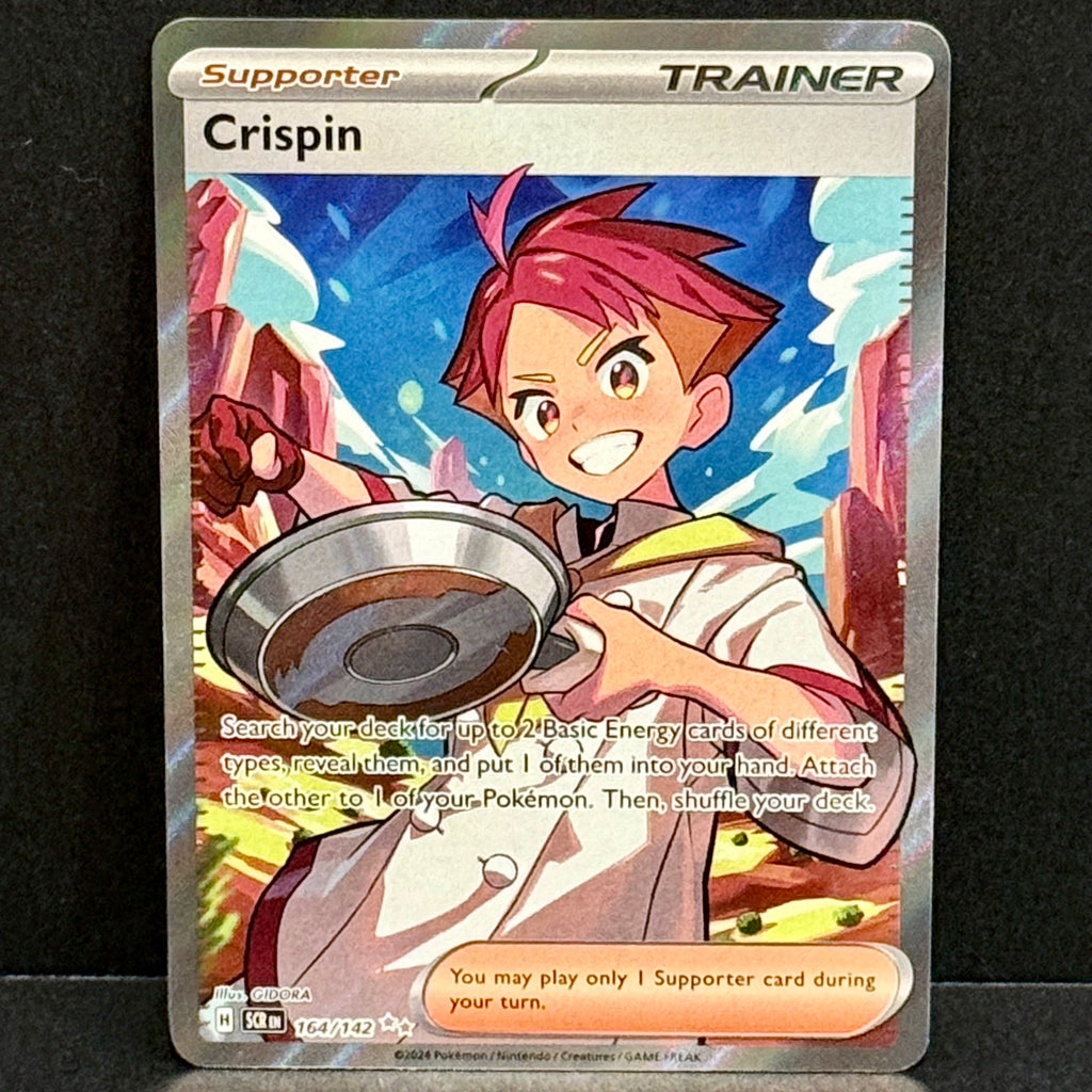 2024 Pokemon Stellar Crown 164/142 Crispin Ultra Rare