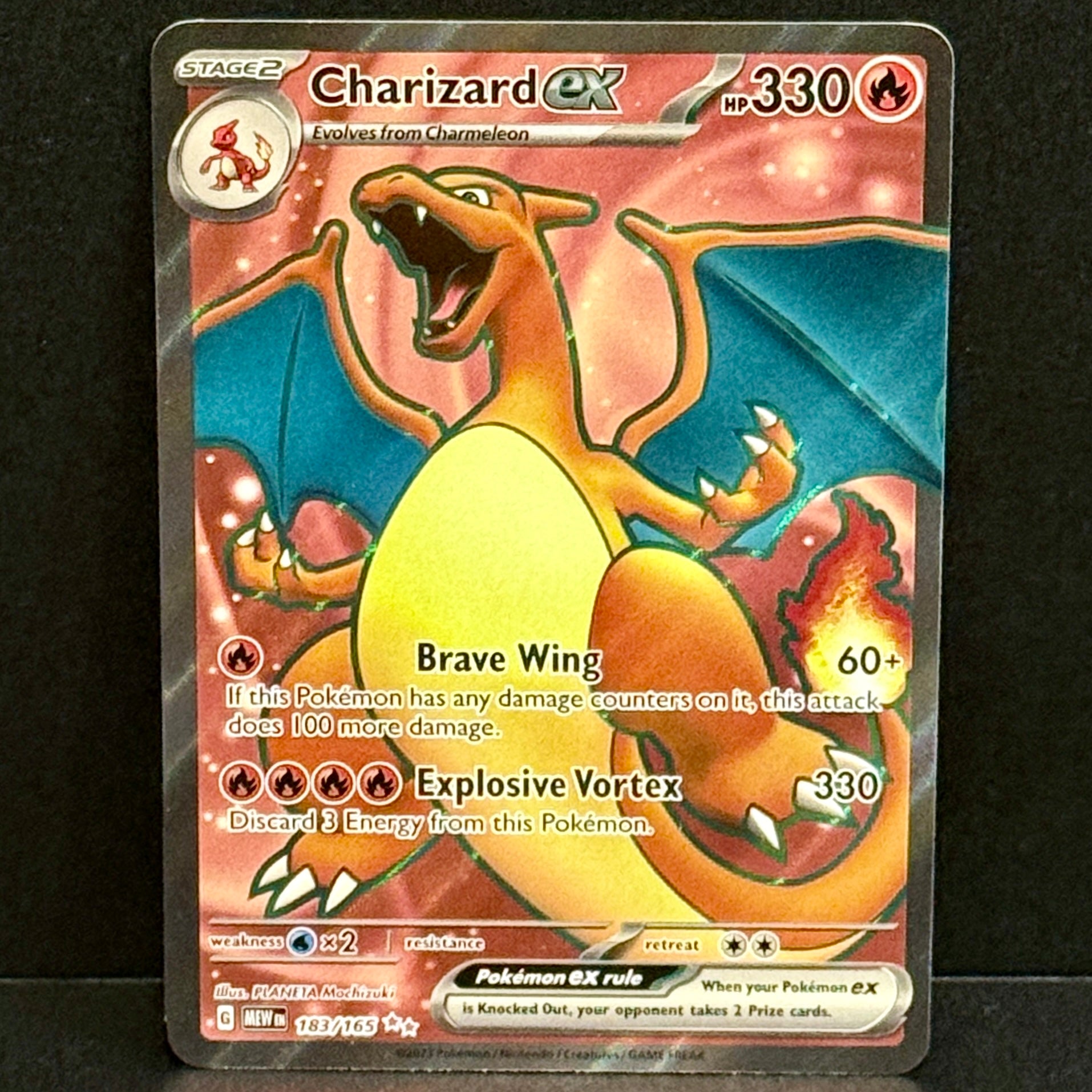 2023 Pokemon SV 151 183/165 Charizard EX Ultra Rare