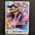 One Piece TCG Emperors in the New World OP09-048 Dracule Mihawk SR