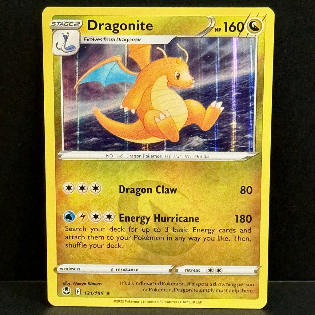 2022 Pokemon Silver Tempest 131/195 Dragonite Holo Rare