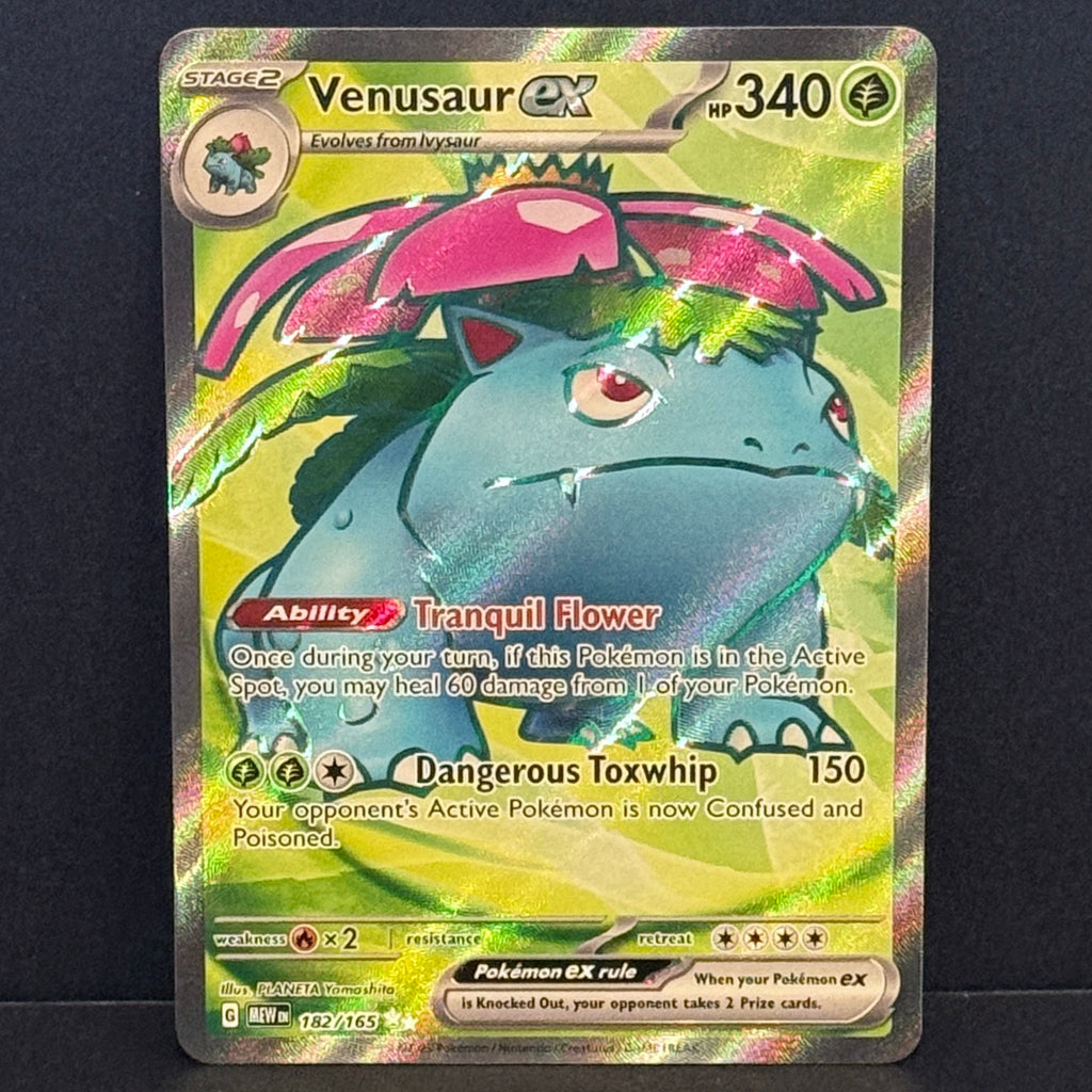 2023 Pokemon Scarlet & Violet 151 182/165 Venusaur EX Ultra Rare