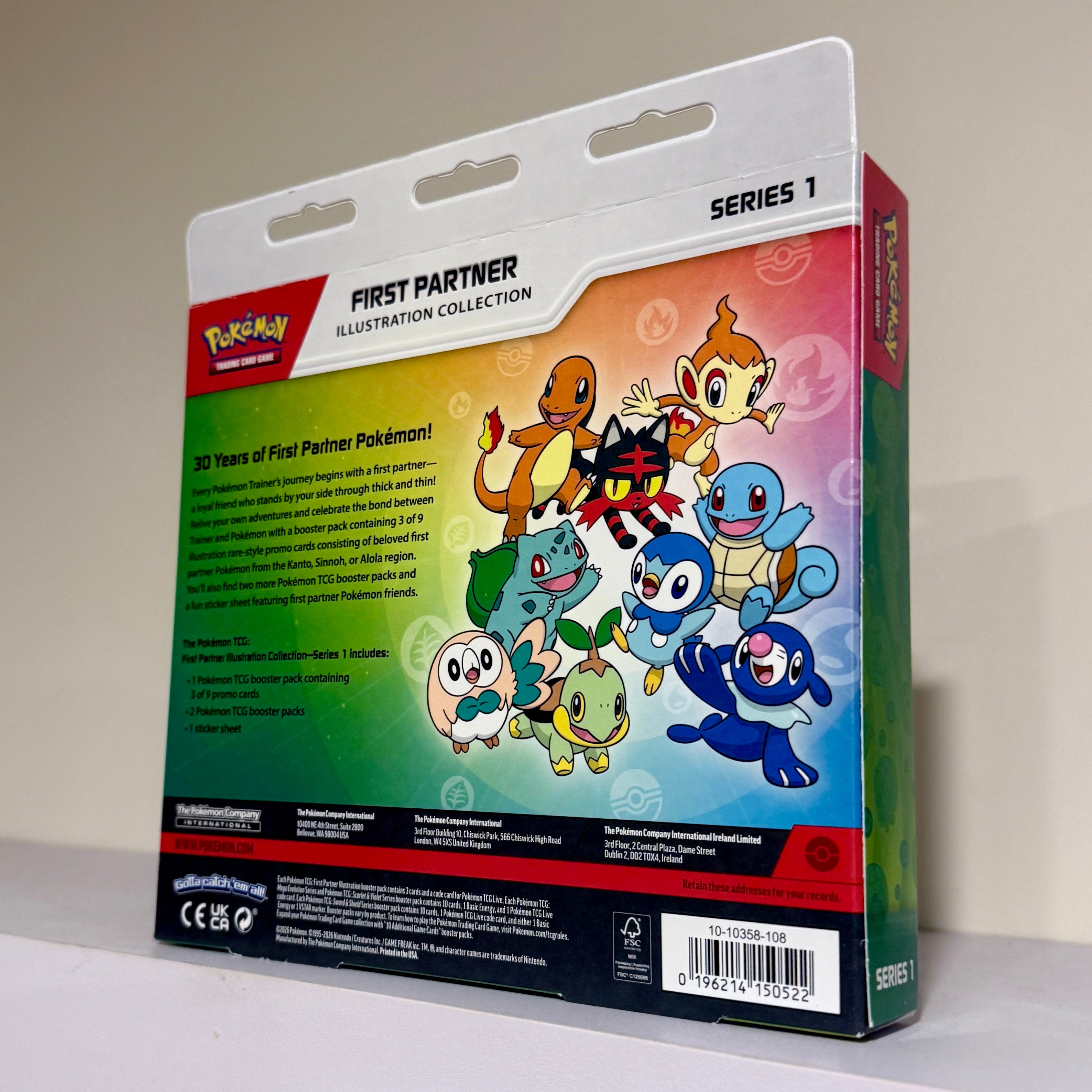 Pokemon First Partner Illustration Collection (Series 1)