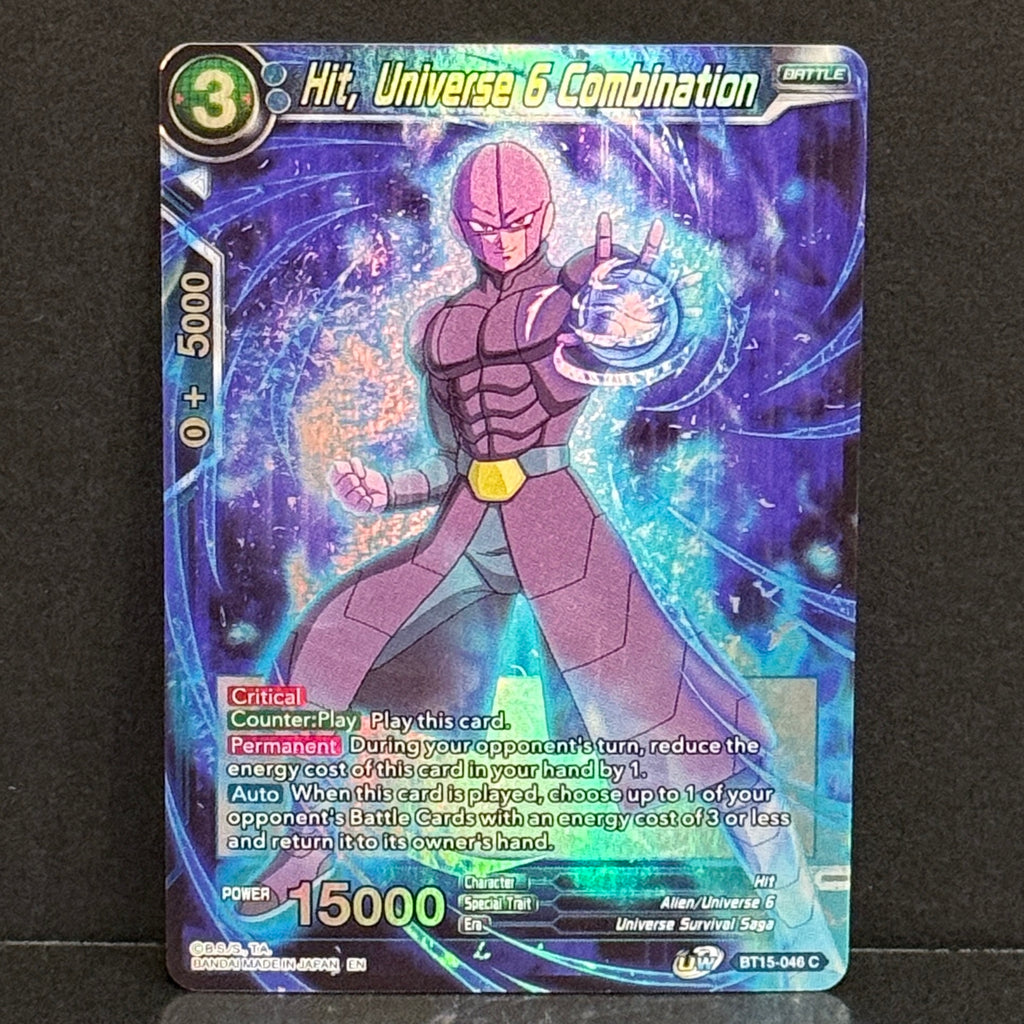 DBS Hit, Universe 6 Combination BT15-046 Common Foil