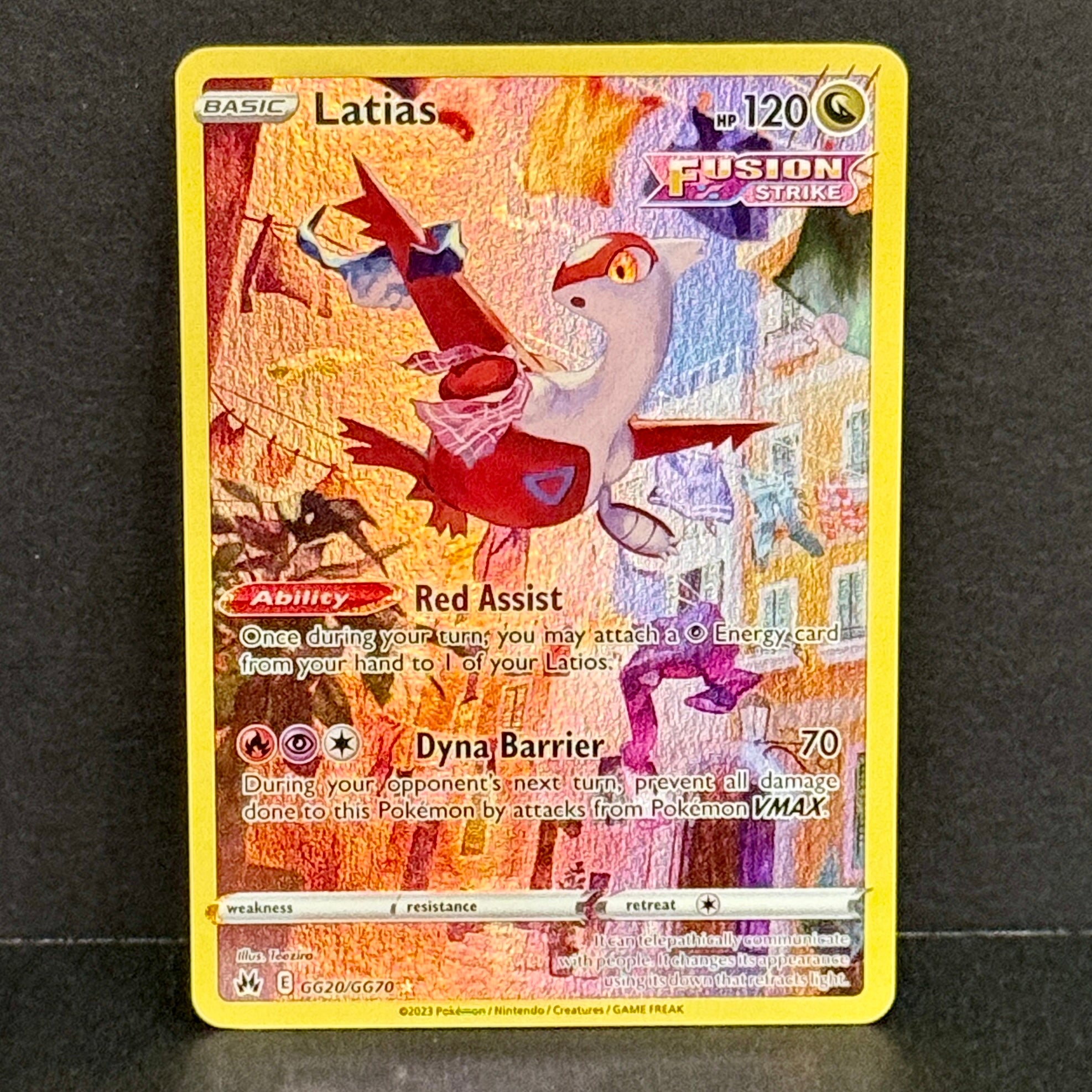 2023 Pokemon Crown Zenith: Galarian Gallery GG20/GG70 Latias Holo Rare