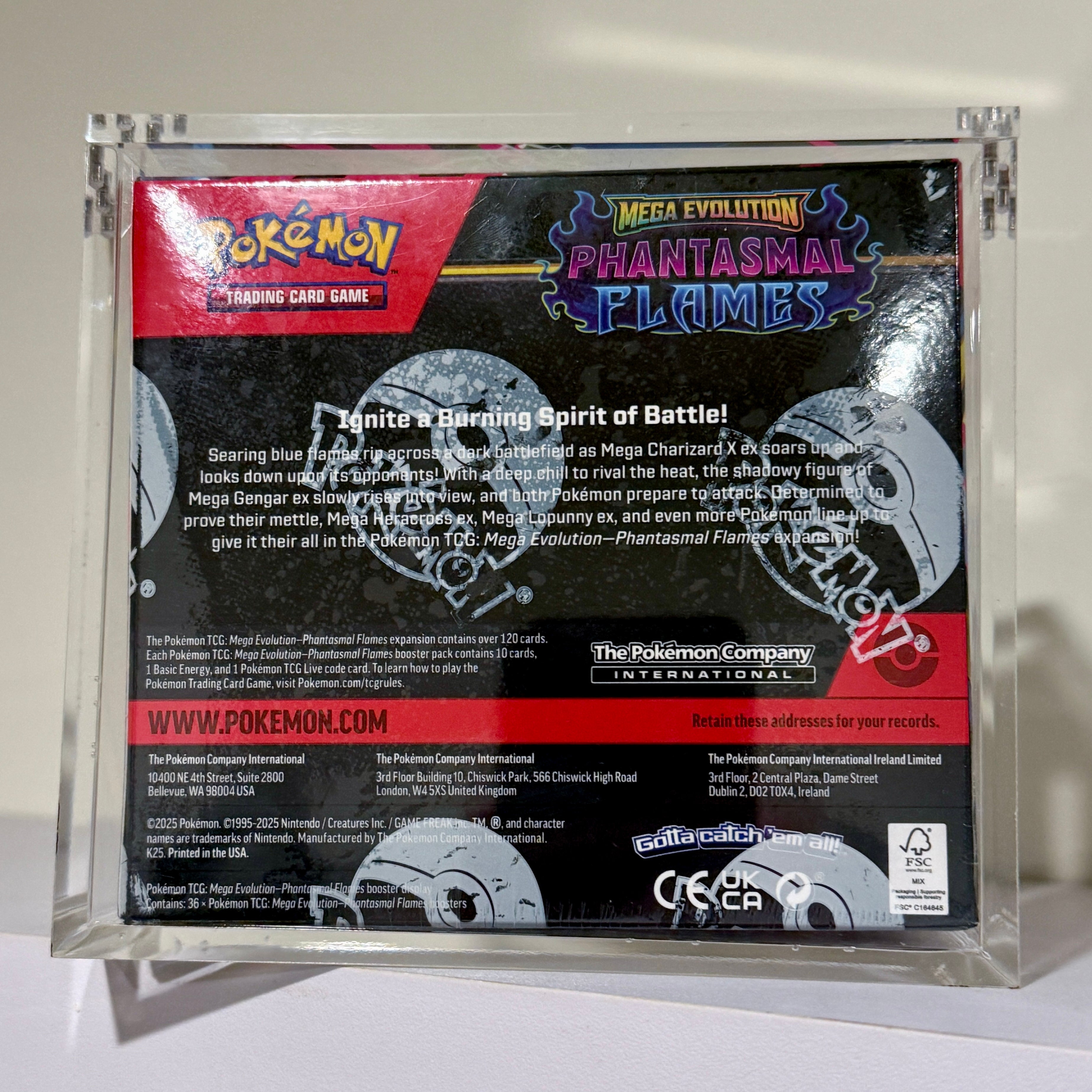 Pokemon Mega Evolution Phantasmal Flames Booster Box