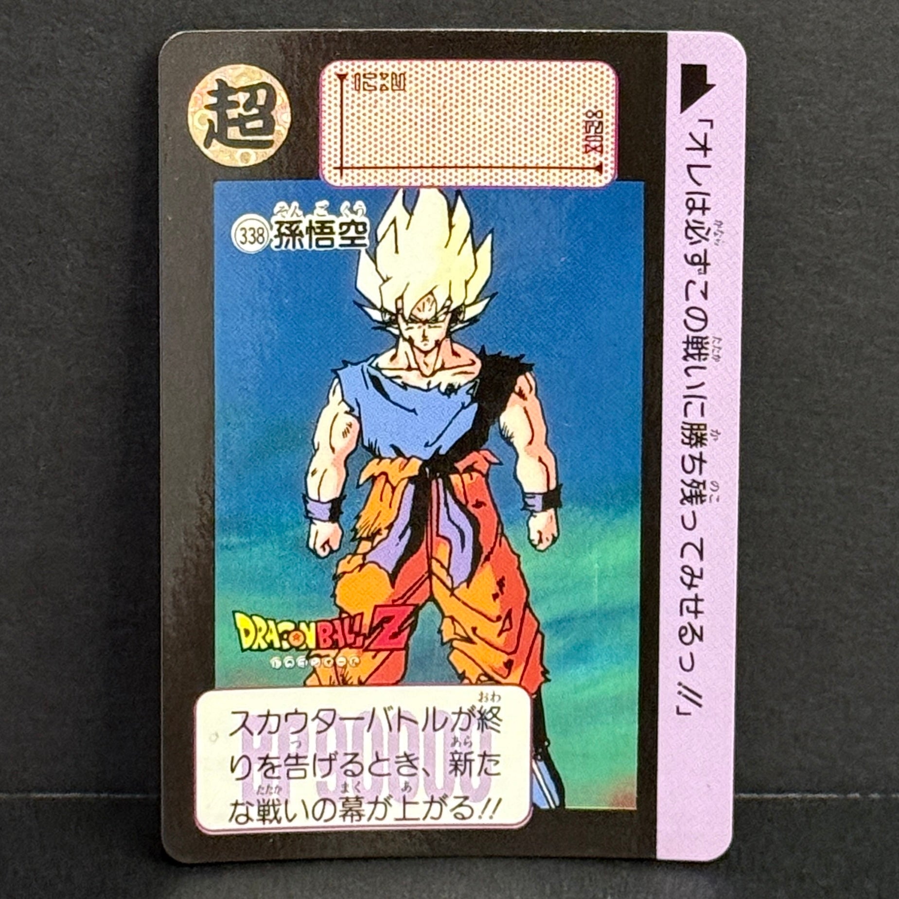 1991 BANDAI DRAGON BALL トレーディングカード #2 1991 Dragon Ball Cardass Visual Adventure Part 2 #52 One Summer