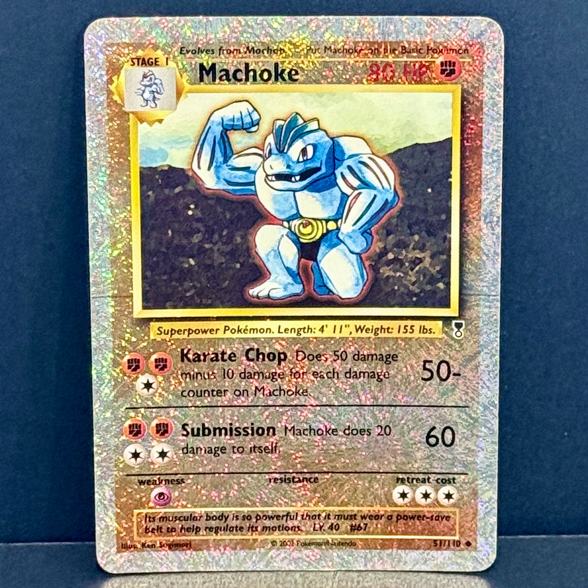 2002 Pokemon Legendary Collection 051/110 Machoke Uncommon