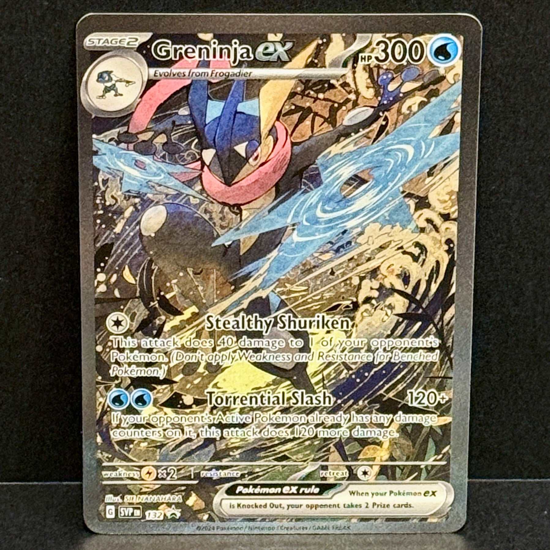 2023 Pokemon Scarlet Violet Promo 132 Greninja EX Promo