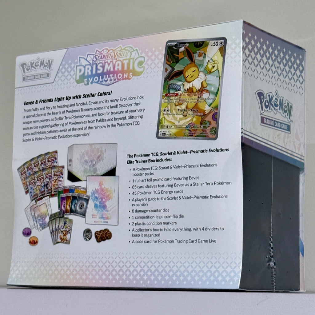 Pokemon Prismatic Evolutions Elite Trainer Box