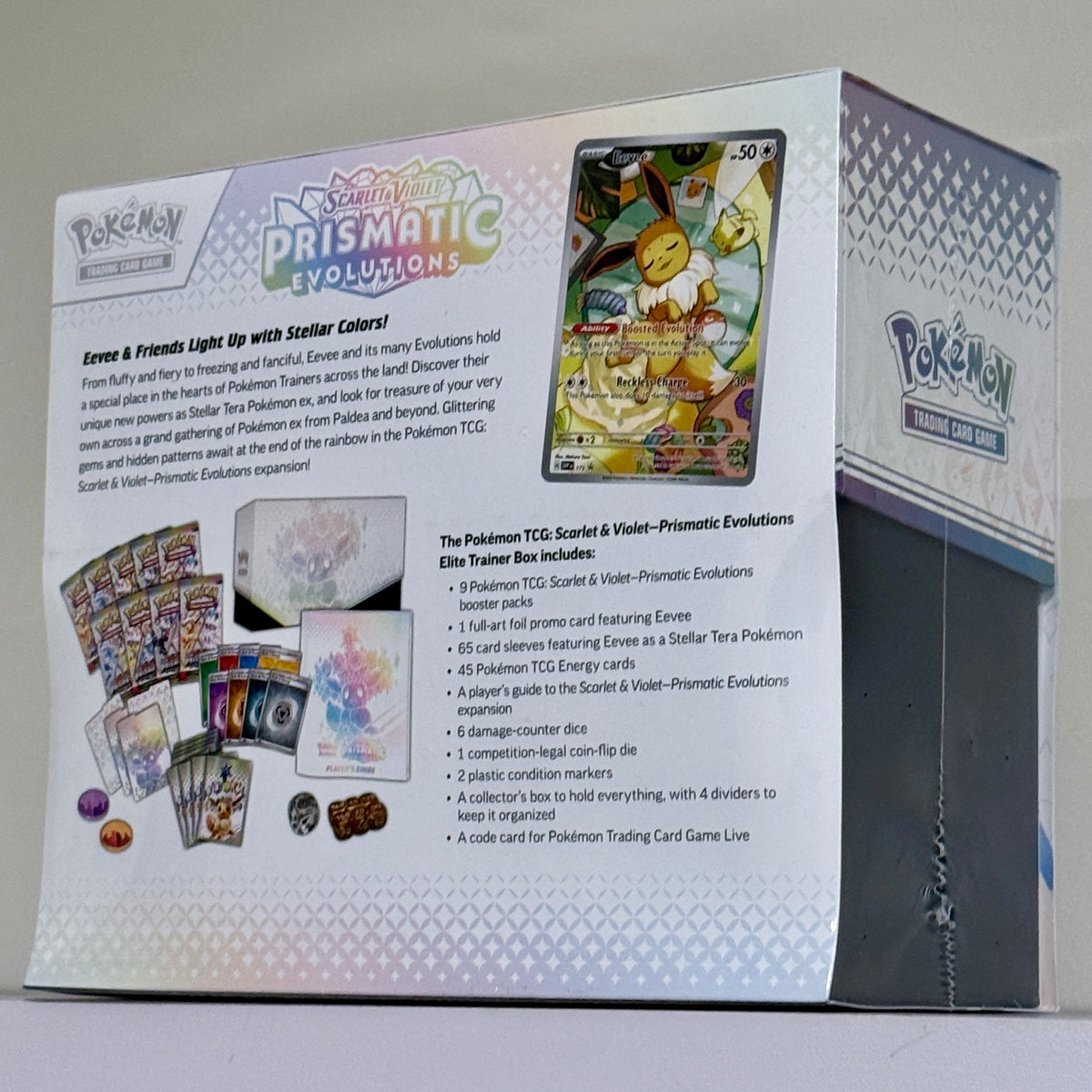 Pokemon Prismatic Evolutions Elite Trainer Box