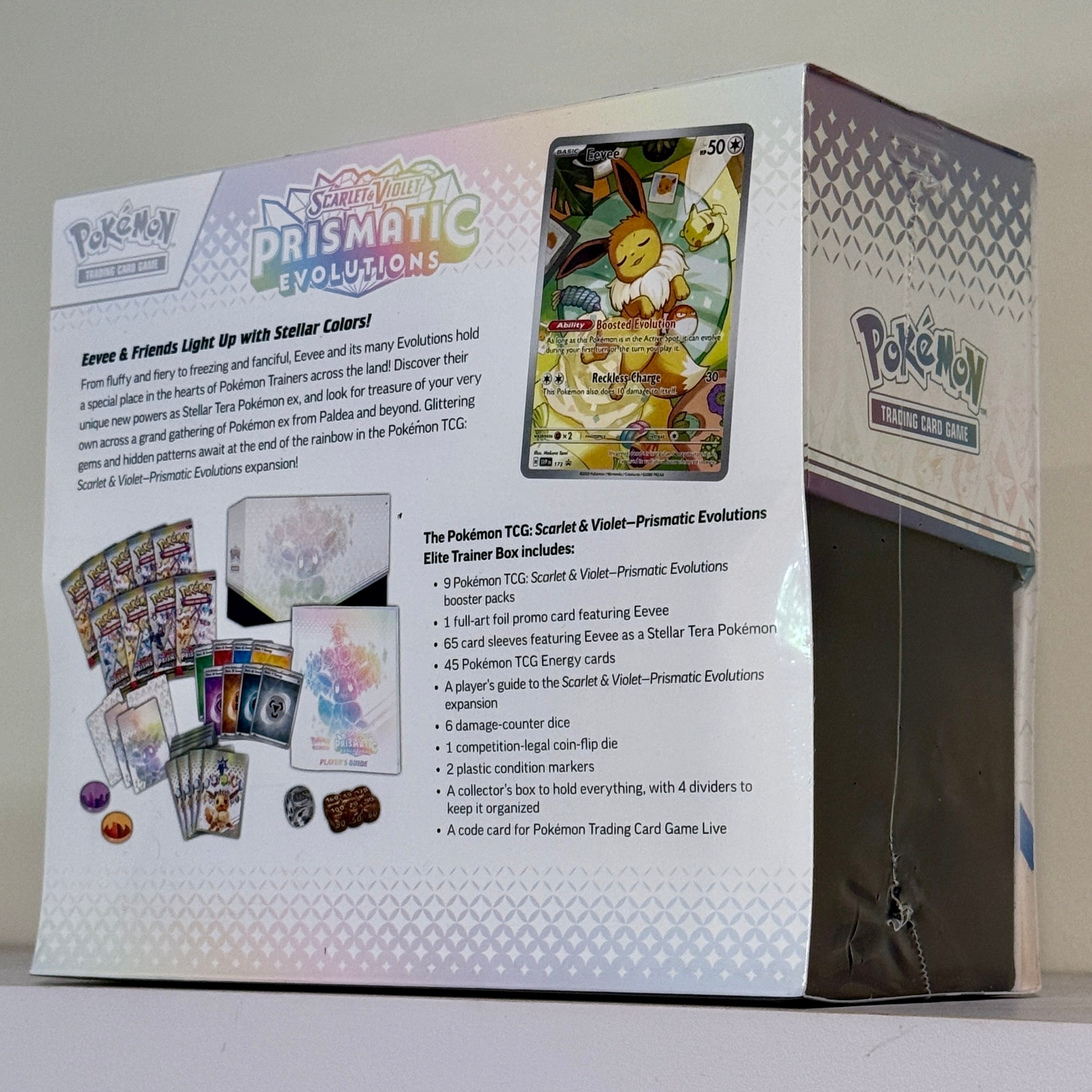 Pokemon Prismatic Evolutions Elite Trainer Box