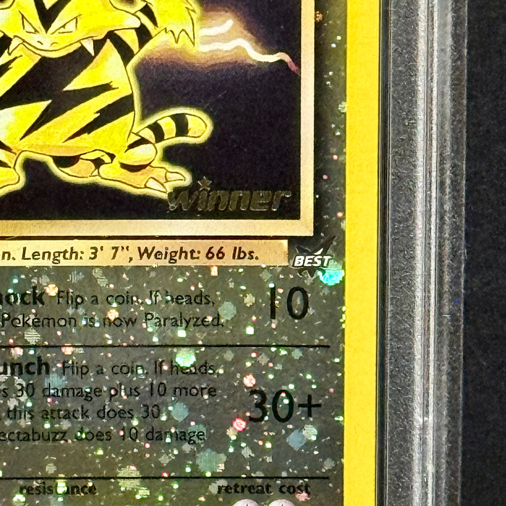 2005 Pokemon Best of Game 1 Electabuzz (Winner) Promo PSA 8