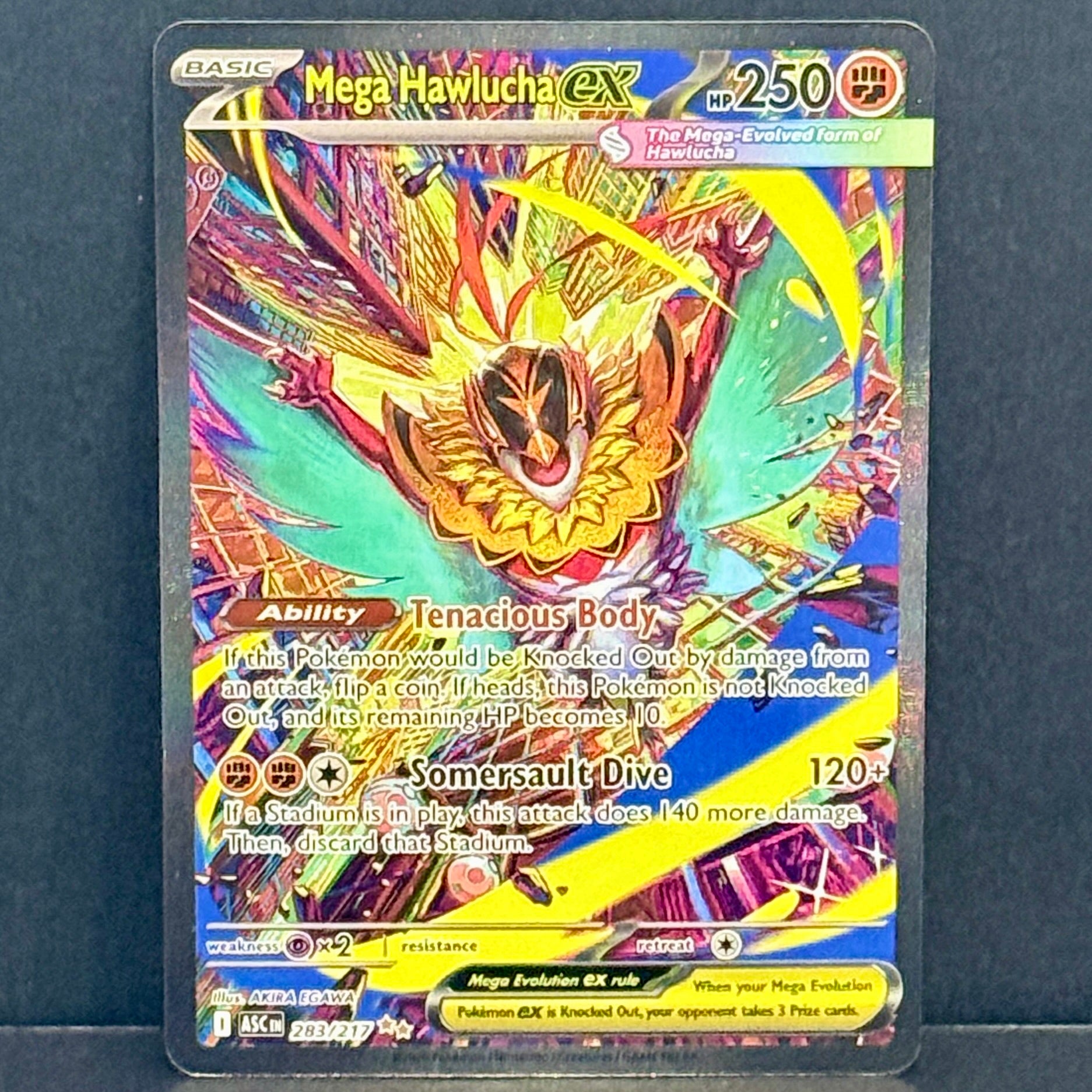 2026 Pokemon Ascended Heroes 283/217 Mega Hawlucha EX Special Illustration Rare