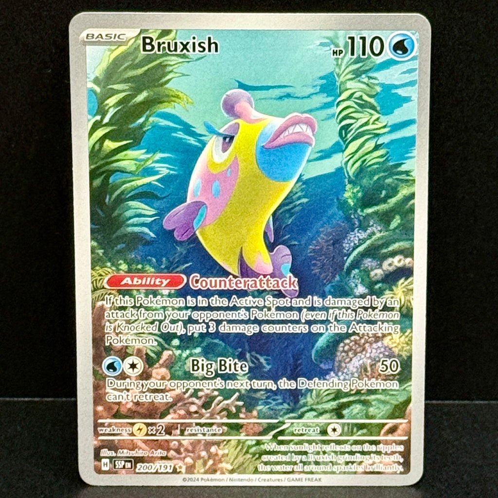 2024 Pokemon Surging Sparks 200/191 Bruxish Illustration Rare
