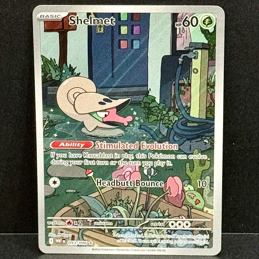 2025 Pokemon White Flare 093/086 Shelmet Illustration Rare