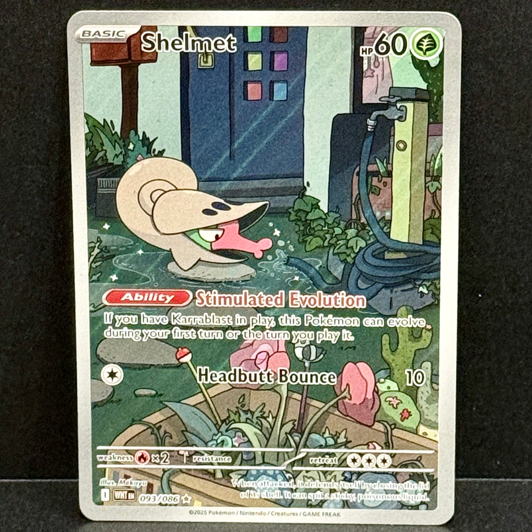 2025 Pokemon White Flare 093/086 Shelmet Illustration Rare