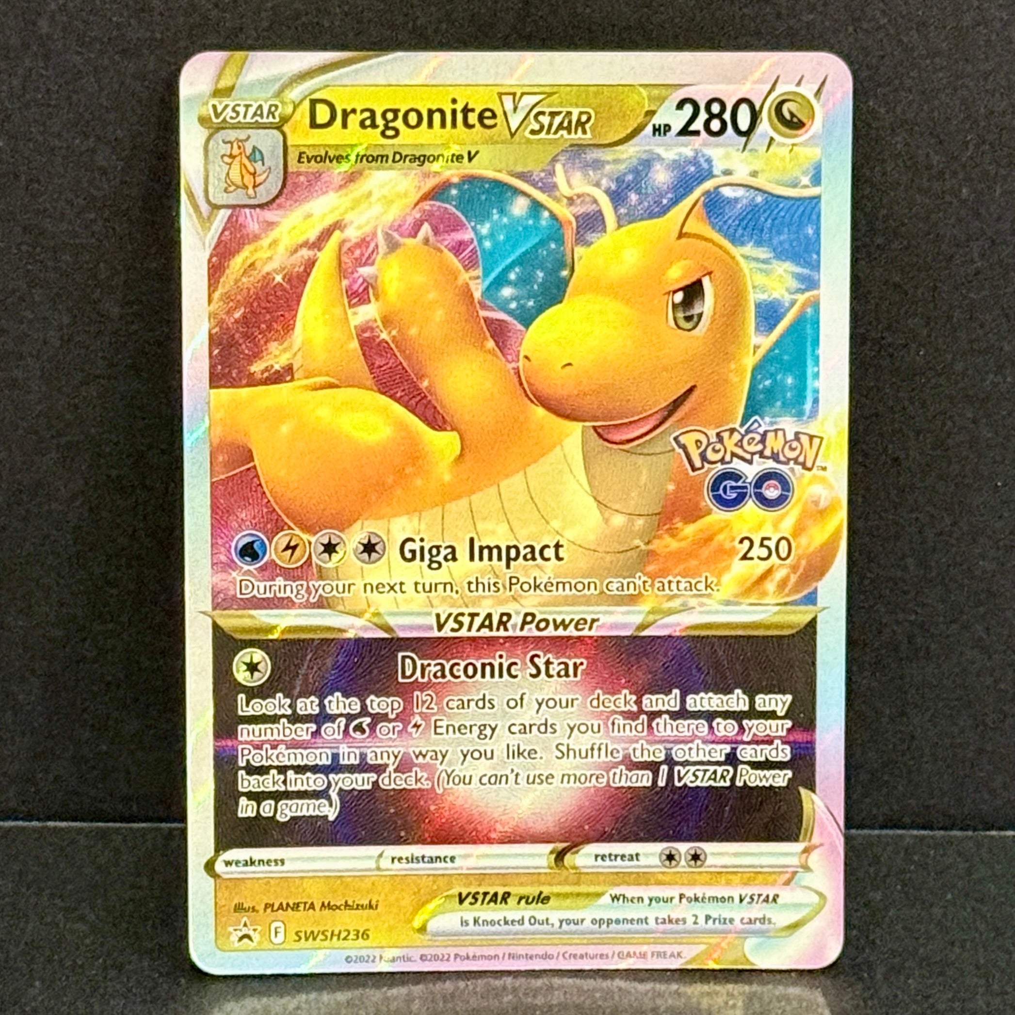 2022 Pokemon Japanese Pokemon GO 049/071 Dragonite V Ultra Rare