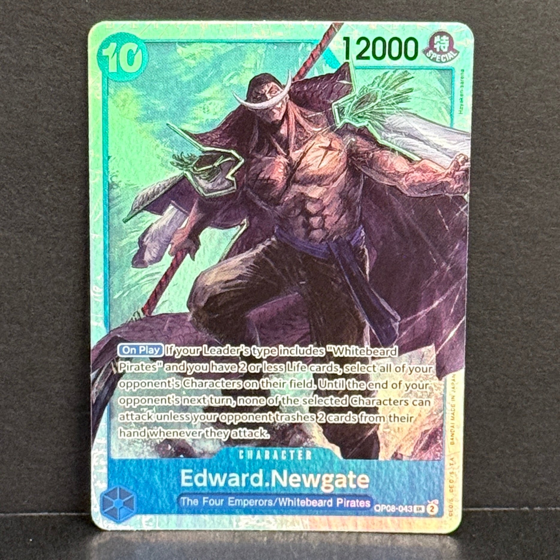 One Piece TCG Two Legends OP08-043 Edward.Newgate SR