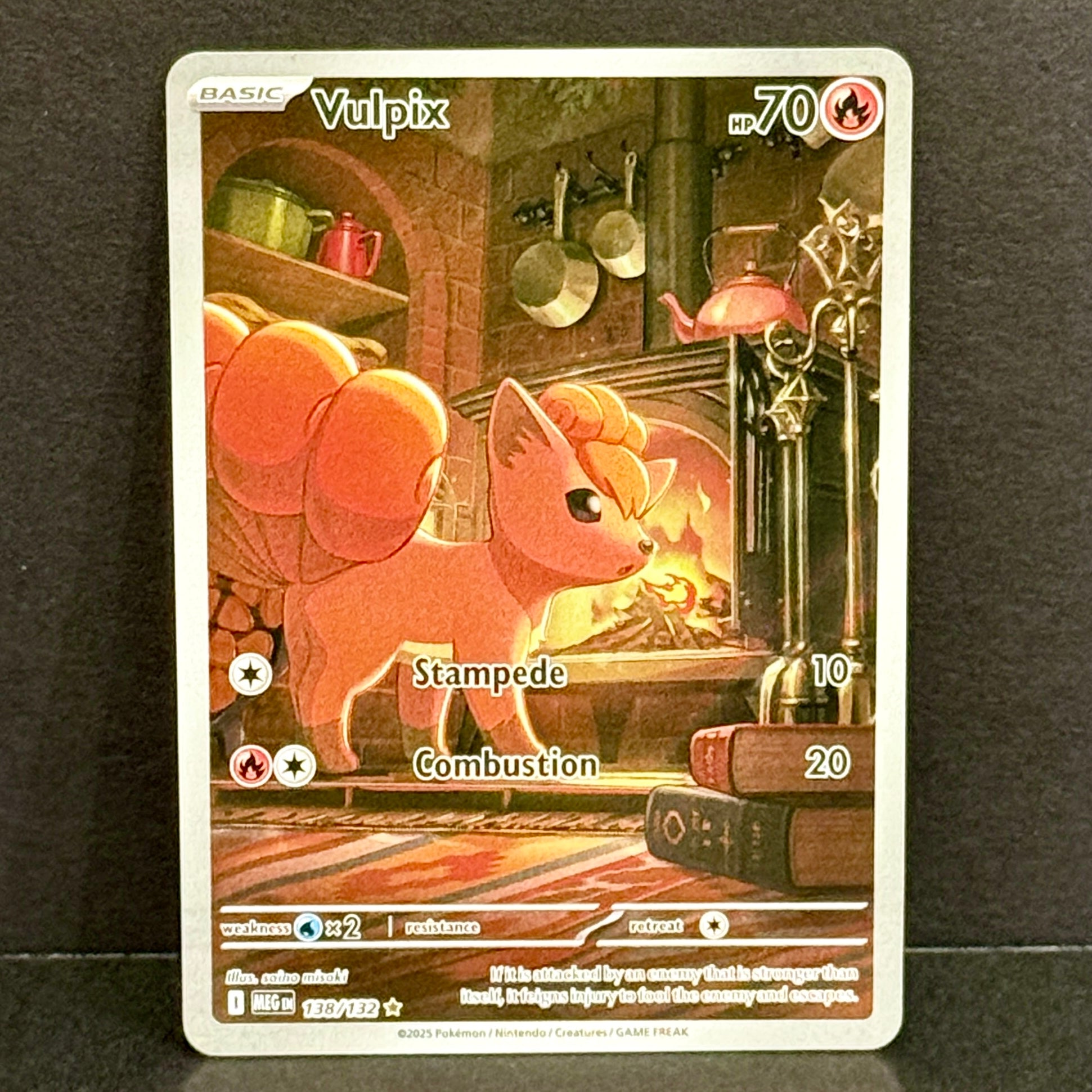 2025 Pokemon Mega Evolution 138/132 Vulpix Illustration Rare