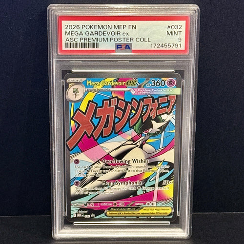 2025 Pokemon Mega Evolution Promos 032 Mega Gardevoir ex Promo PSA 9