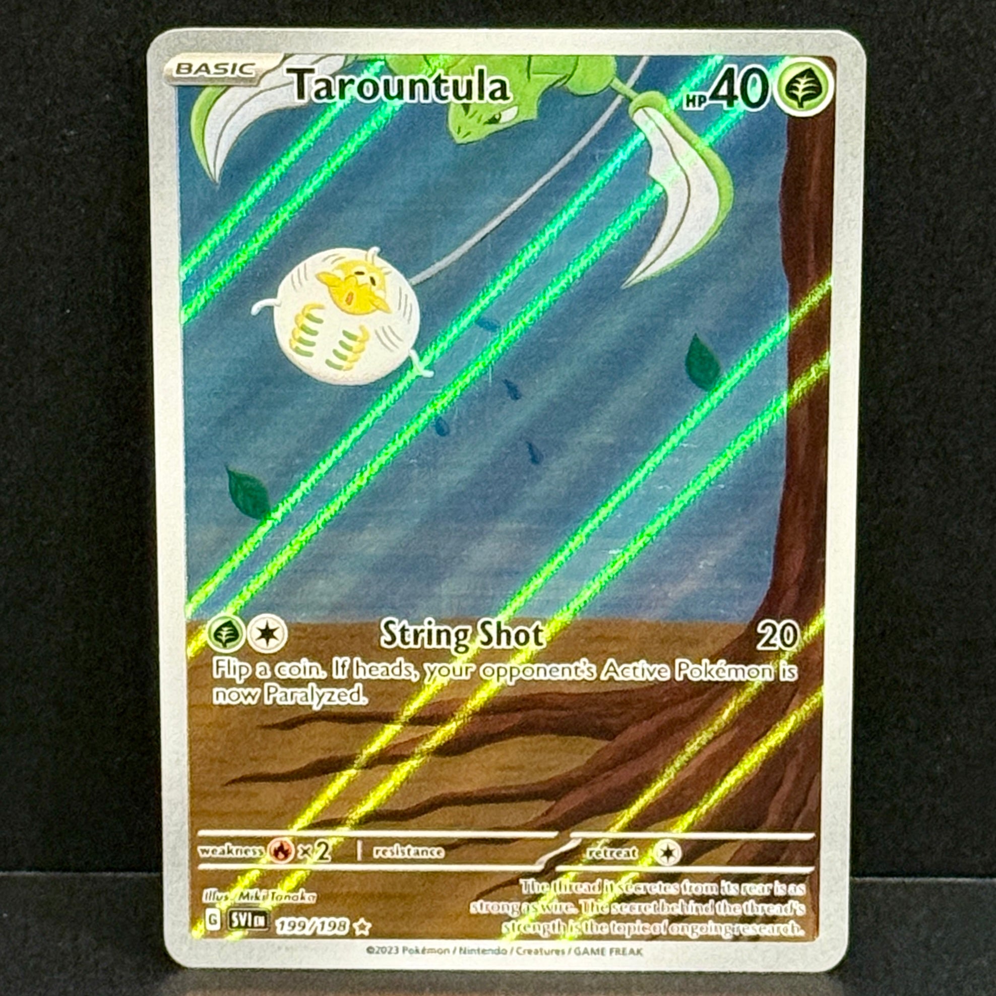 2023 Pokemon Scarlet Violet Base Set 199/198 Tarountula Illustration Rare