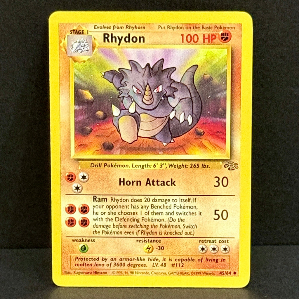 2000 Pokemon Neo Genesis Rhydon 45/64 Common