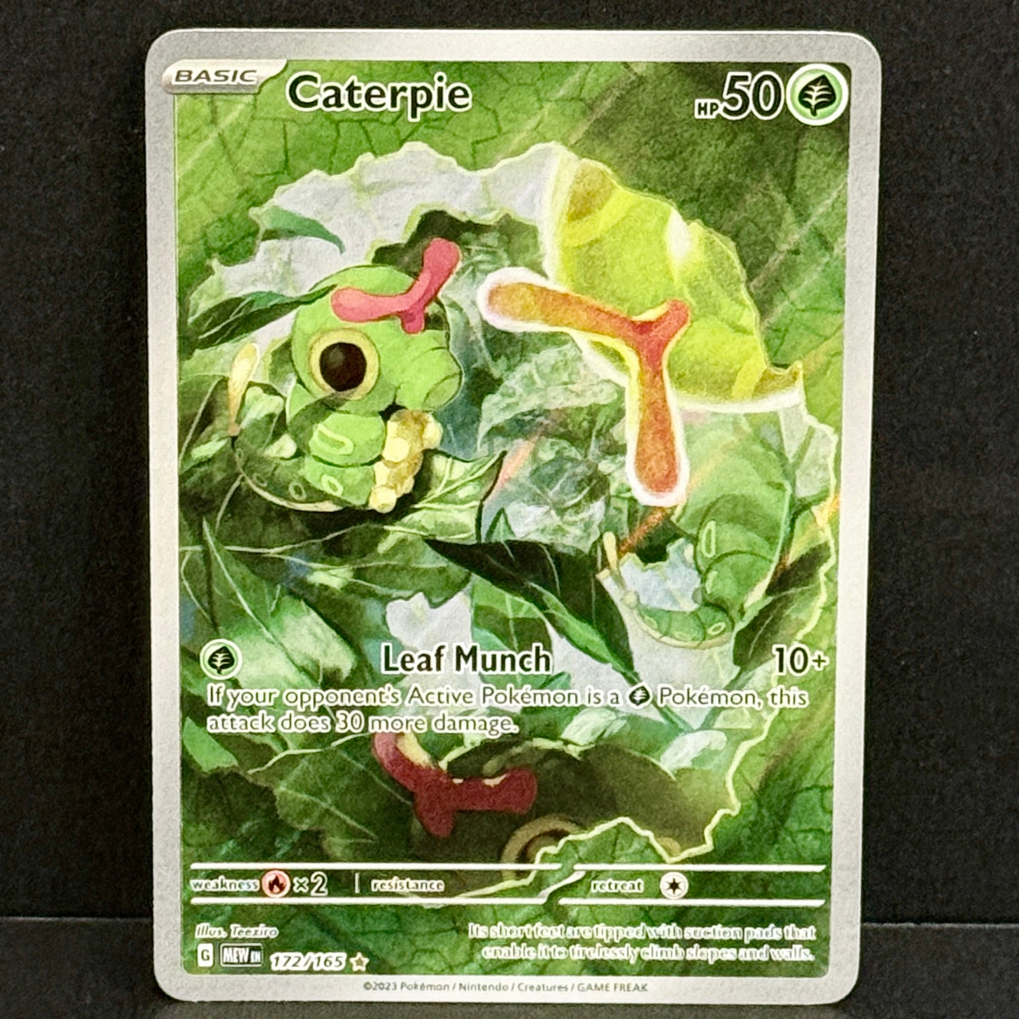 2023 Pokemon SV 151 172/165 Caterpie Illustration Rare