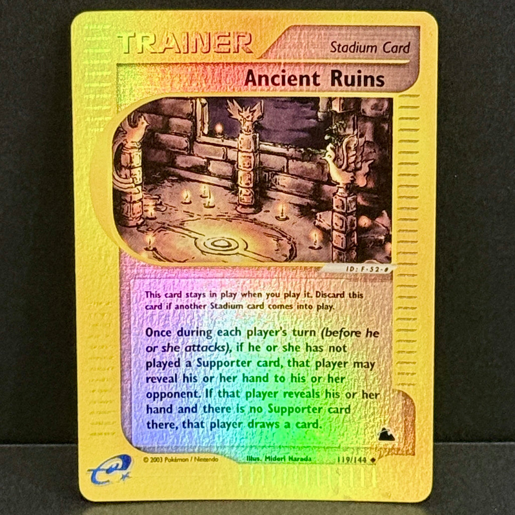 2003 Pokemon Skyridge 119/144 Ancient Ruins Uncommon
