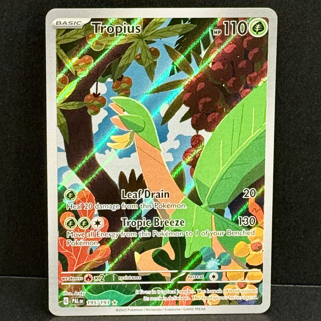 2022 Pokemon Paldea Evolved 195/193 Tropius Illustration Rare