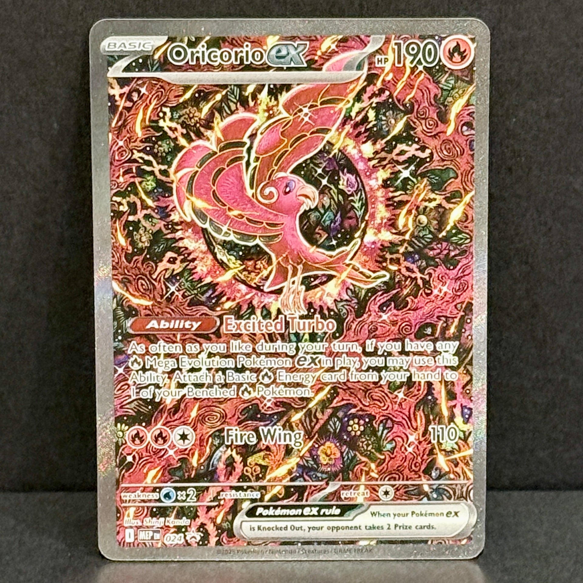 2025 Pokemon Mega Evolution Promos 024 Oricorio EX Promo