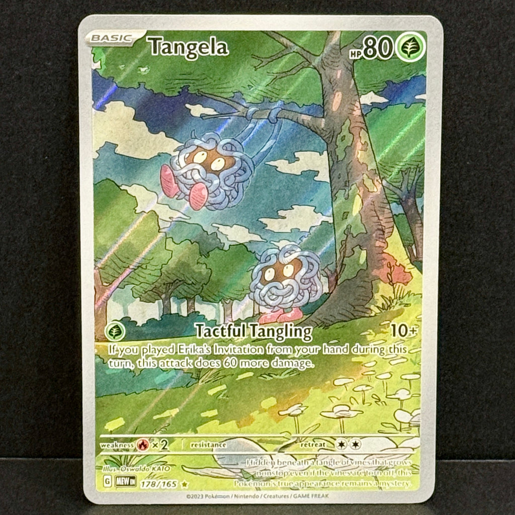 2023 Pokemon SV 151 178/165 Tangela Illustration Rare