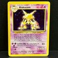 1999 Pokemon Base Set 001/102 Alakazam Holo Rare