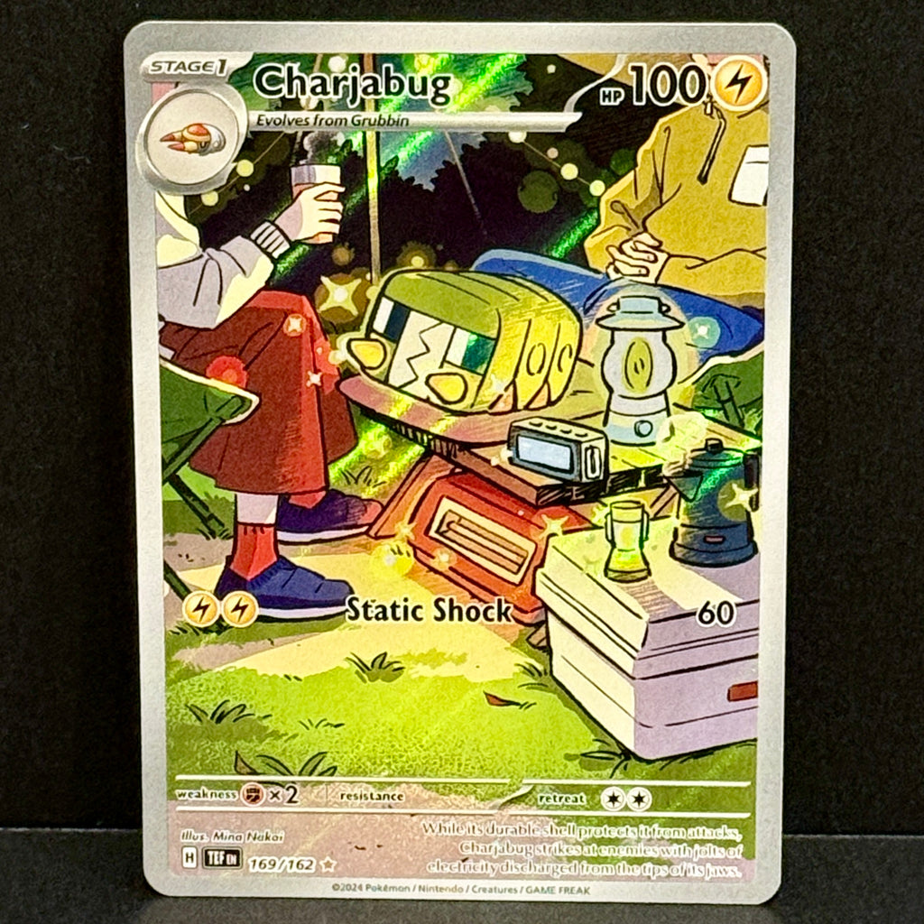 2024 Pokemon Temporal Forces 169/162 Charjabug Illustration Rare