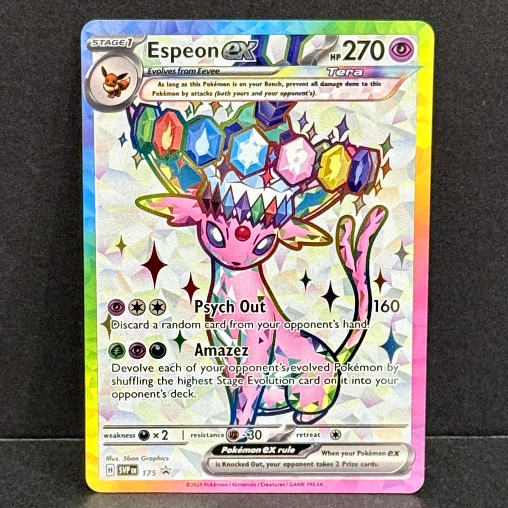 2023 Pokemon Scarlet & Violet Promo SVP175 Espeon EX Promo