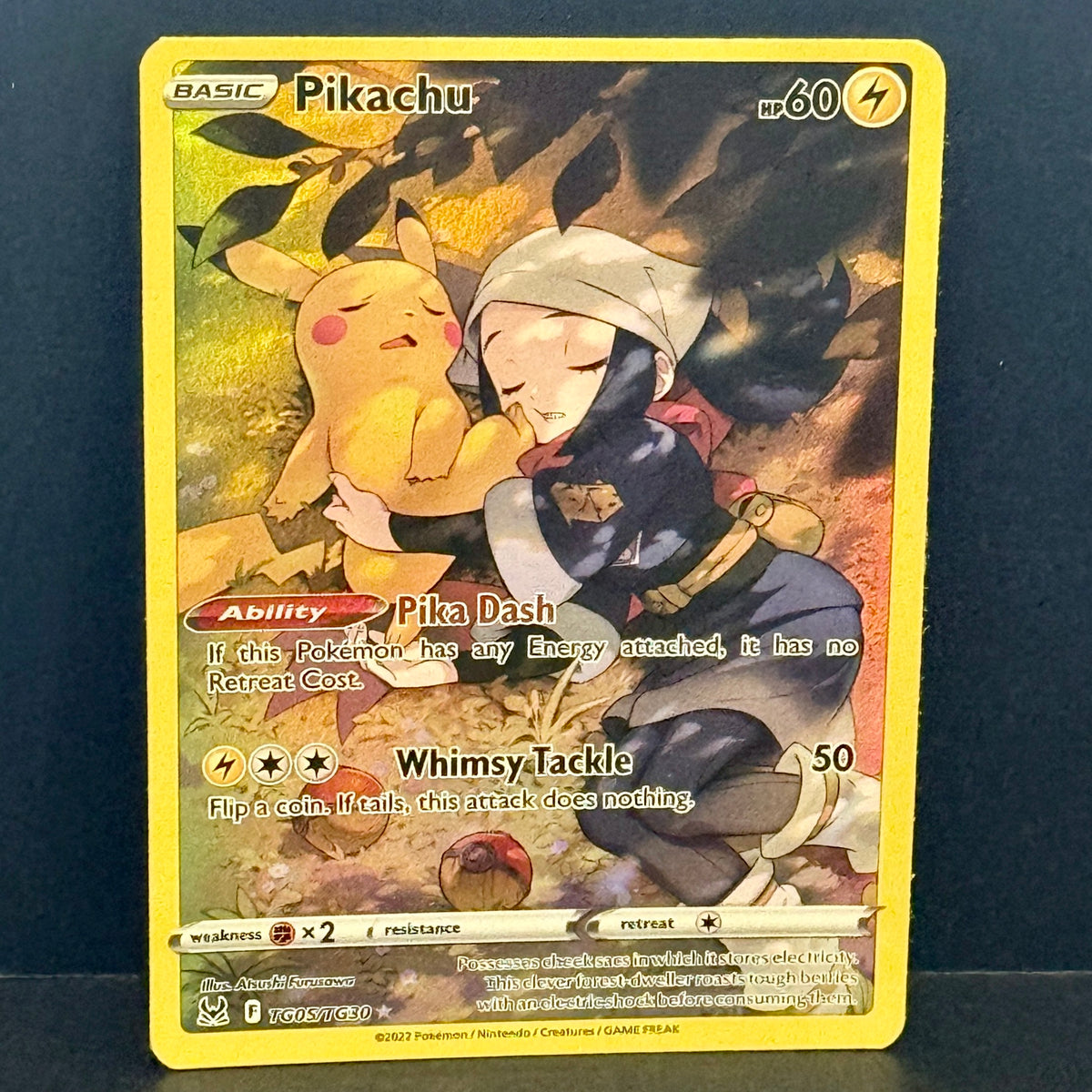 2022 Pokemon Lost Origin Trainer Gallery TG05/TG30 Pikachu Ultra Rare