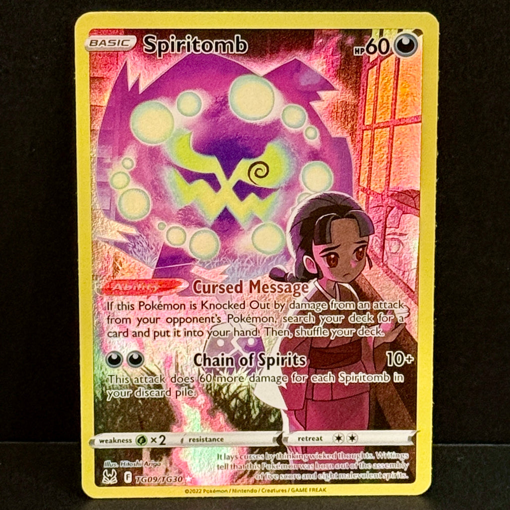 2022 Pokemon Lost Origin Trainer Gallery TG09/TG30 Spiritomb Ultra Rare