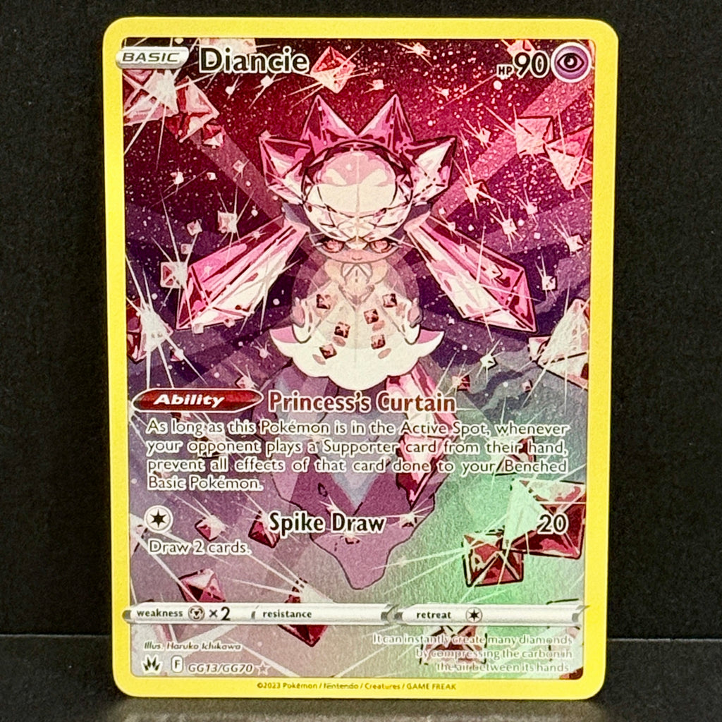 2023 Pokemon Crown Zenith Galarian Gallery GG13/GG70 Diancie Holo Rare