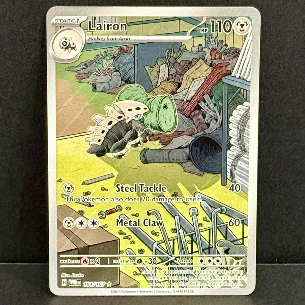 2024 Pokemon Twilight Masquerade 184/167 Lairon Illustration Rare