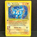 1999 Pokemon Deck Exclusives 008/102 Machamp Holo Rare 1st Edition