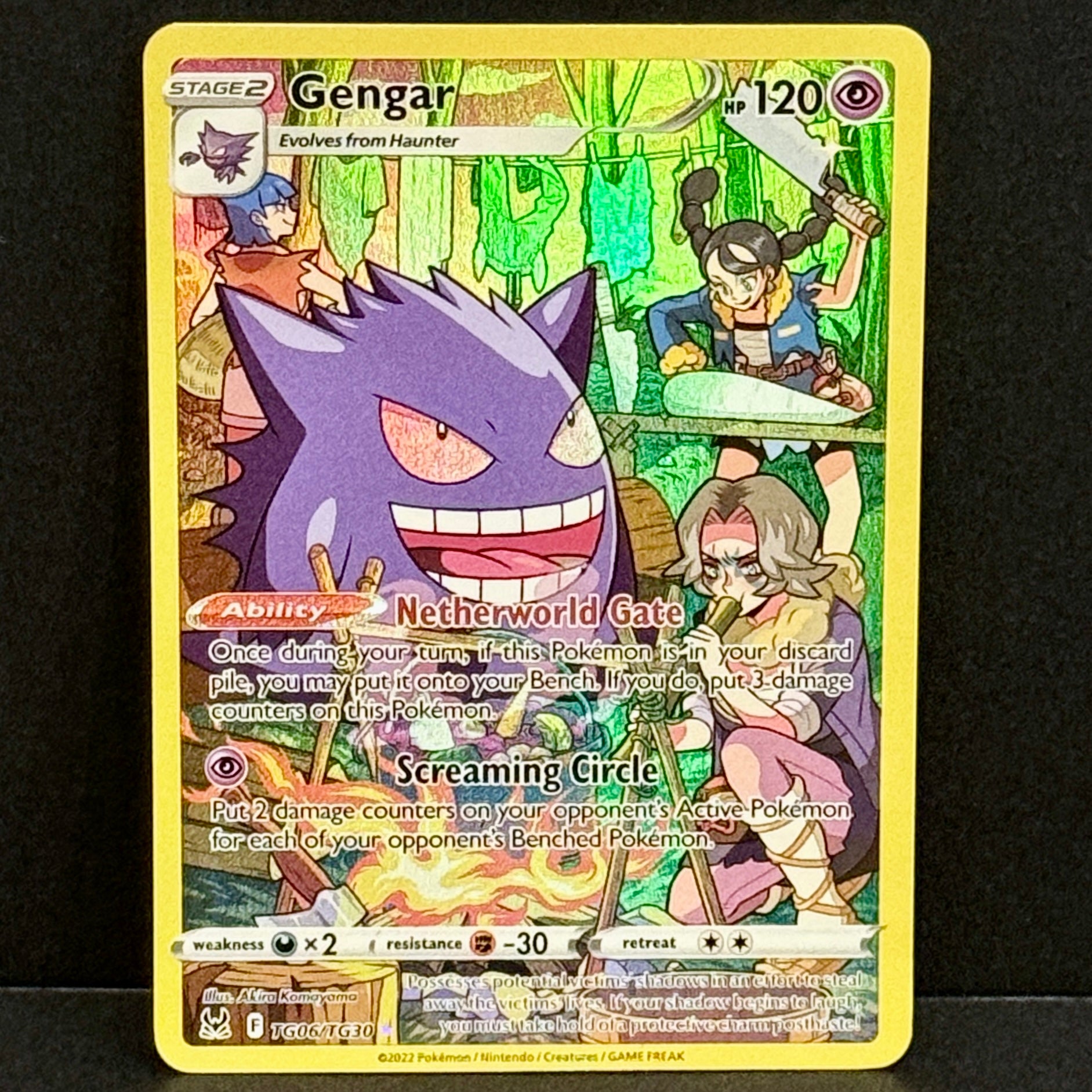 2022 Pokemon Lost Origin Trainer Gallery TG06/TG30 Gengar Ultra Rare