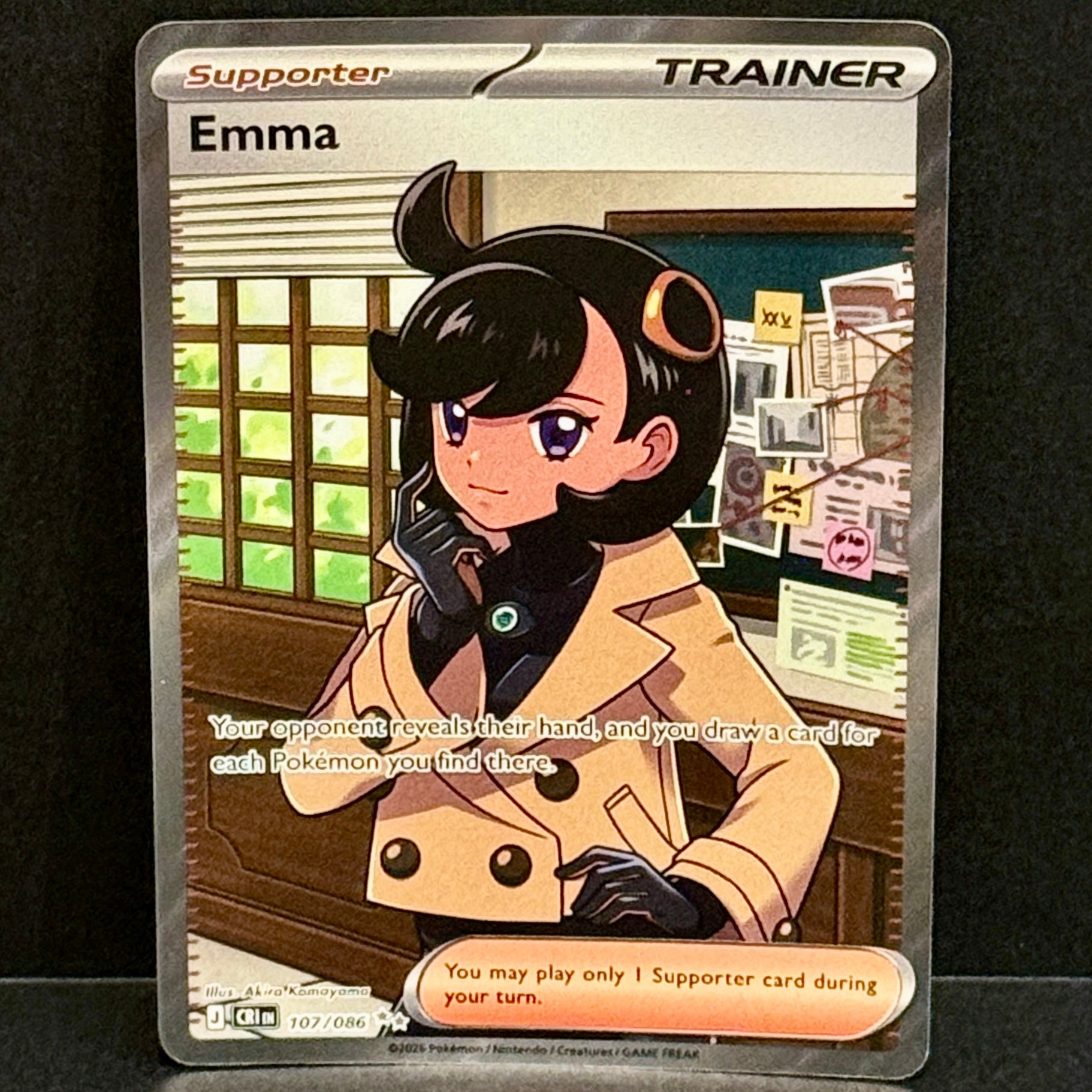 2026 Pokemon Chaos Rising 107/086 Emma Ultra Rare