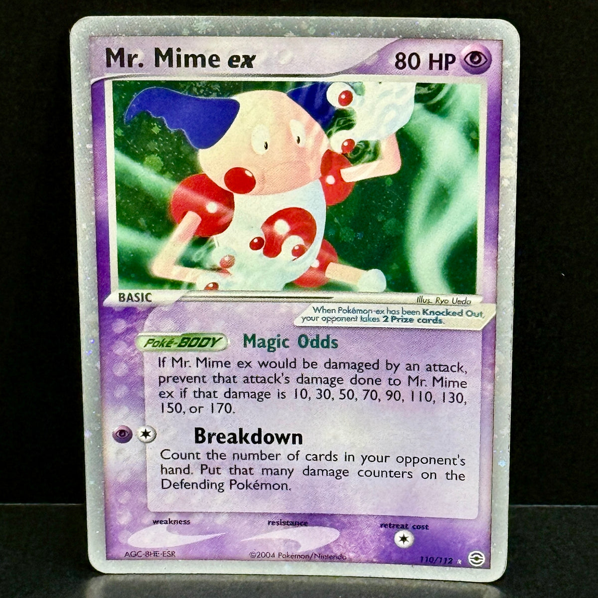 2004 Pokemon EX FireRed & LeafGreen 110/112 Mr. Mime EX Ultra Rare