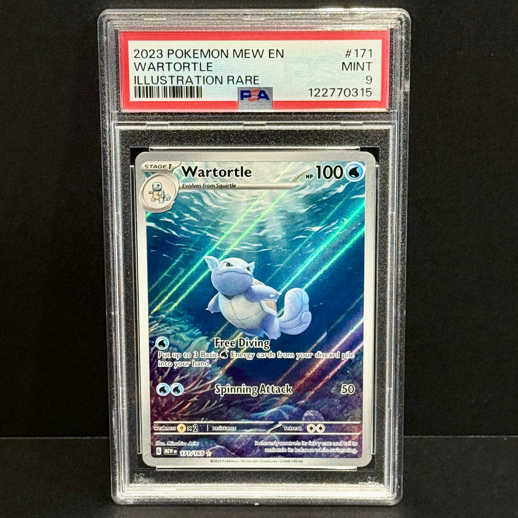 2023 Pokemon SV 151 171/165 Wartortle Illustration Rare PSA 9