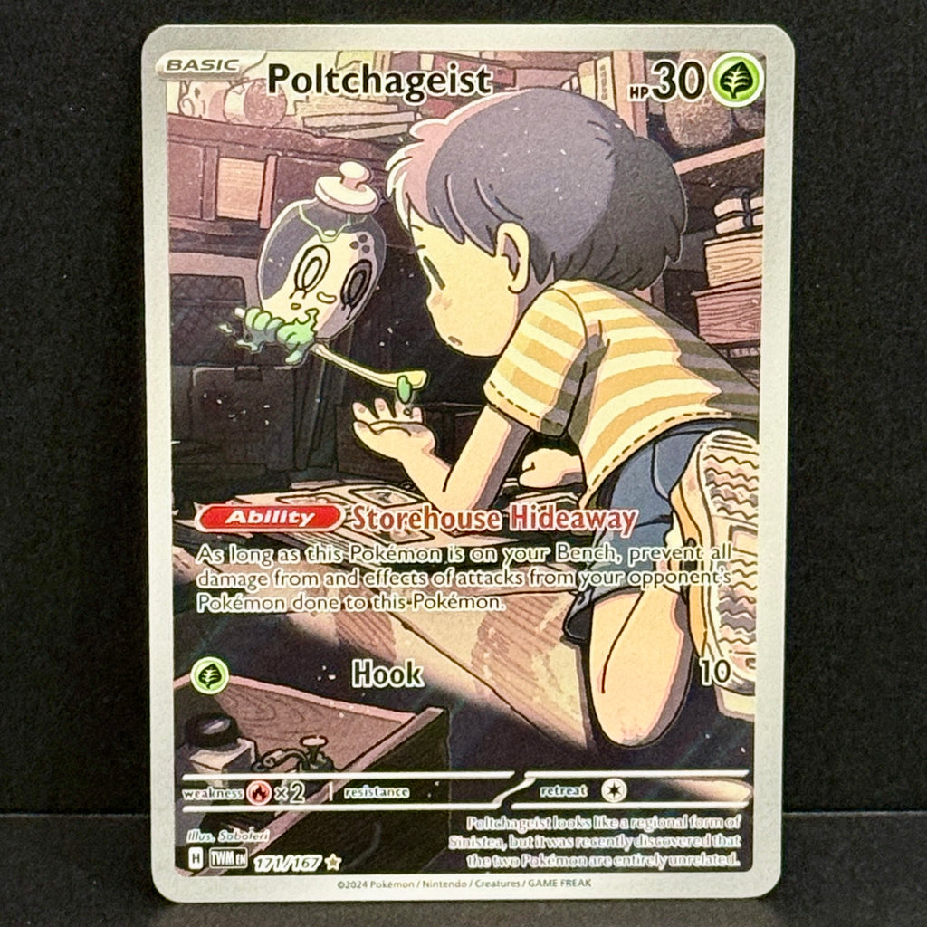 2024 Pokemon Twilight Masquerade 171/167 Poltchageist Illustration Rare