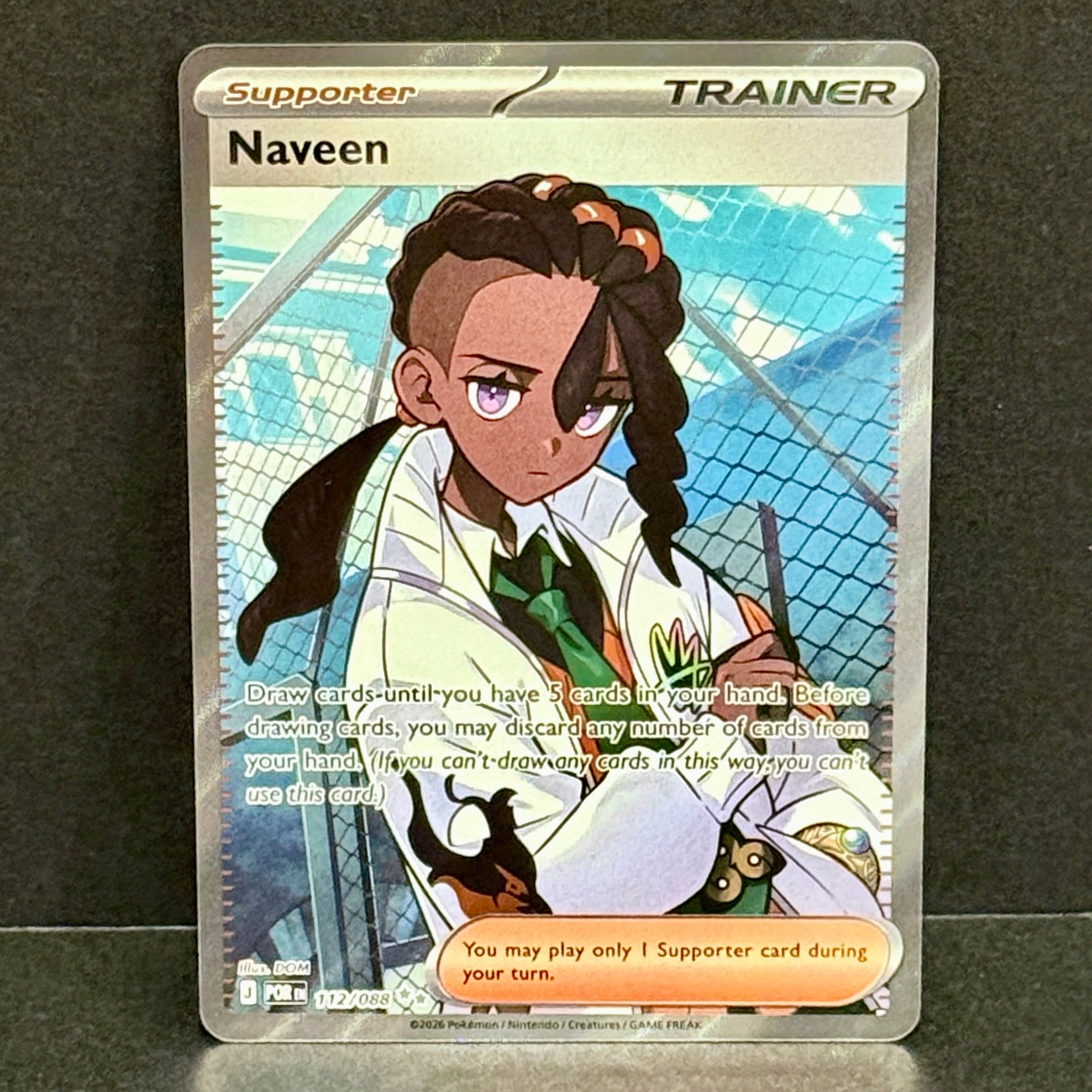 2025 Pokemon Perfect Order 112/088 Naveen Ultra Rare