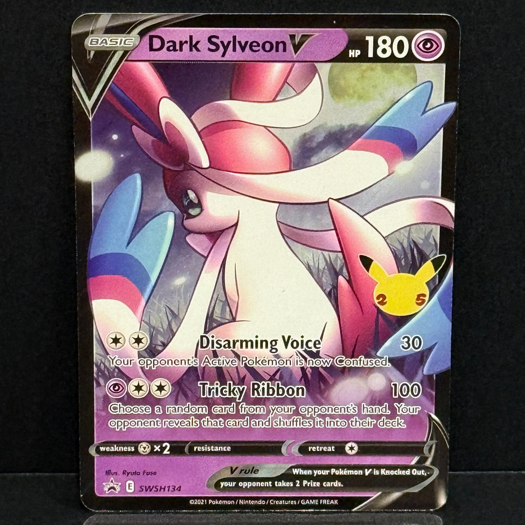2021 Pokemon Sword & Shield Promo SWSH134 Dark Sylveon V Promo