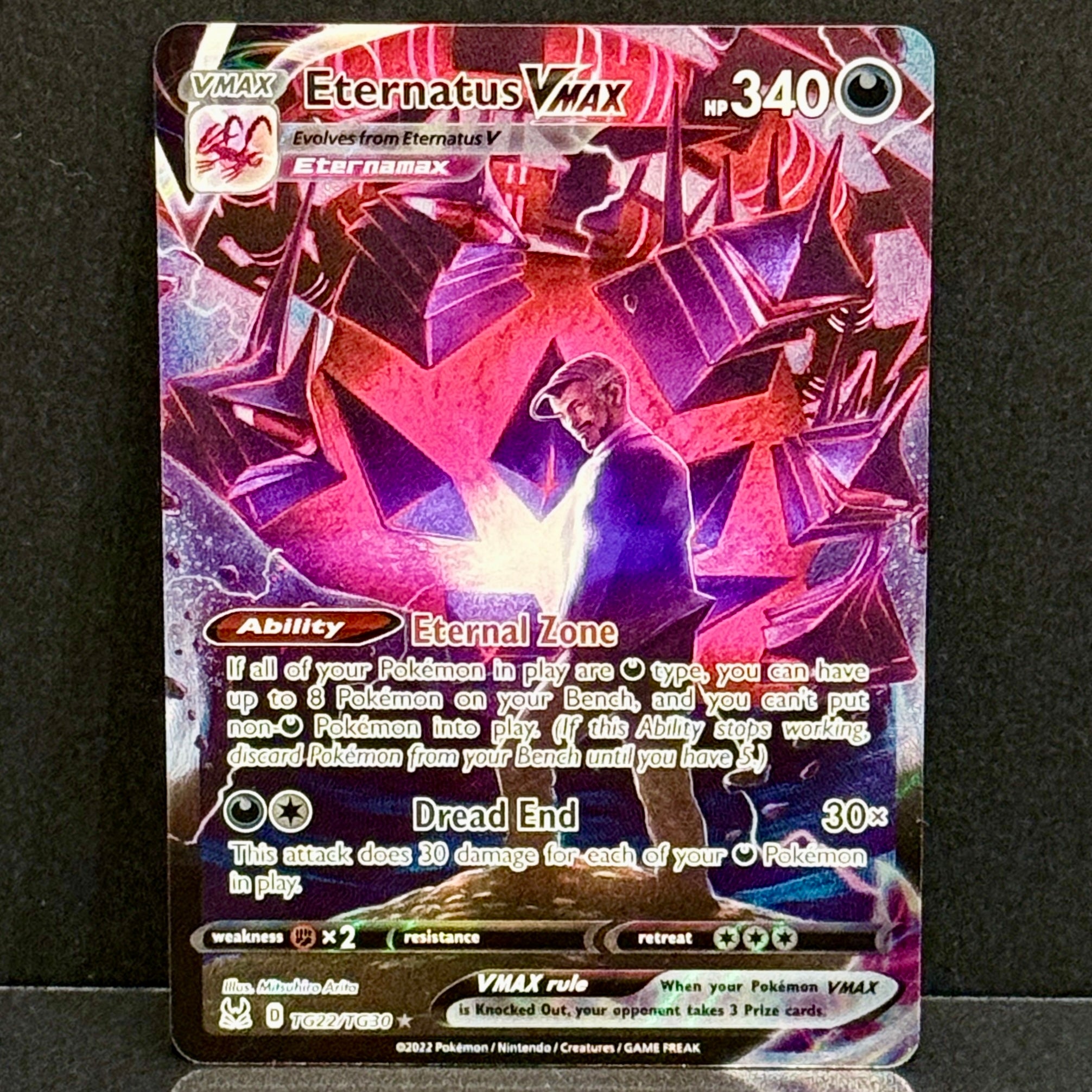 2022 Pokemon Lost Origin Trainer Gallery TG22/TG30 Eternatus VMAX Ultra Rare