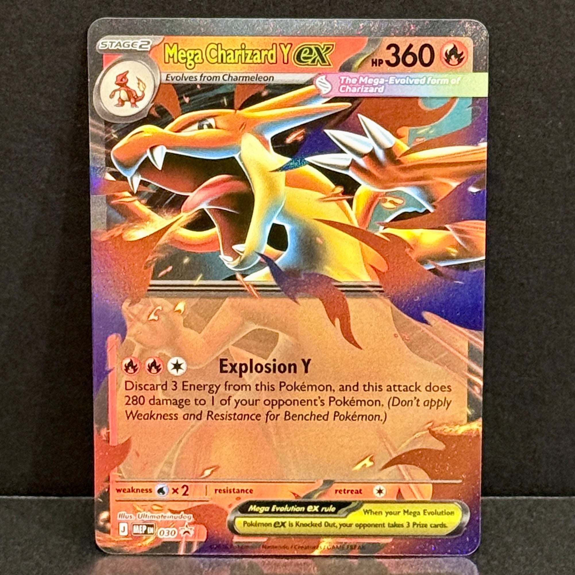 2026 Pokemon Mega Evolution Promos 030 Mega Charizard Y EX Promo