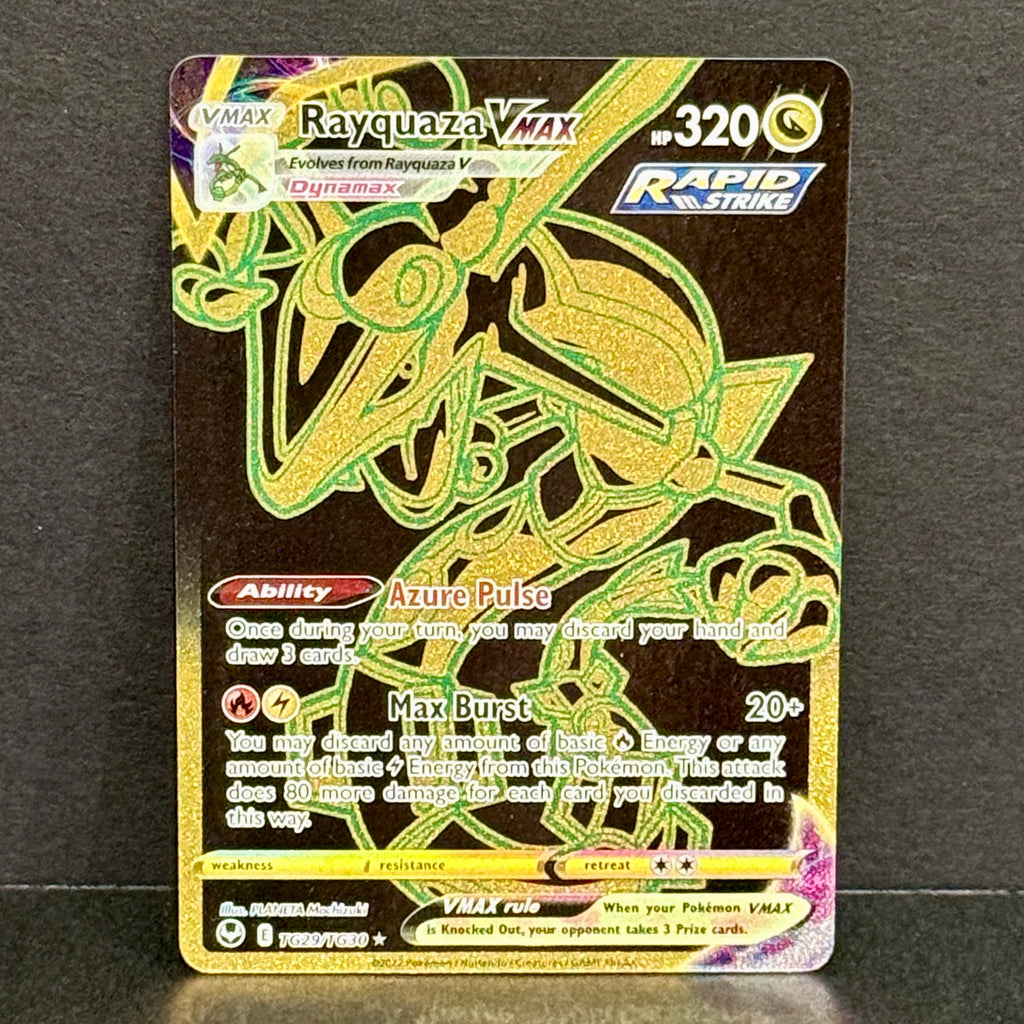 2022 Pokemon Silver Tempest Trainer Gallery TG29/TG30 Rayquaza VMAX Secret Rare